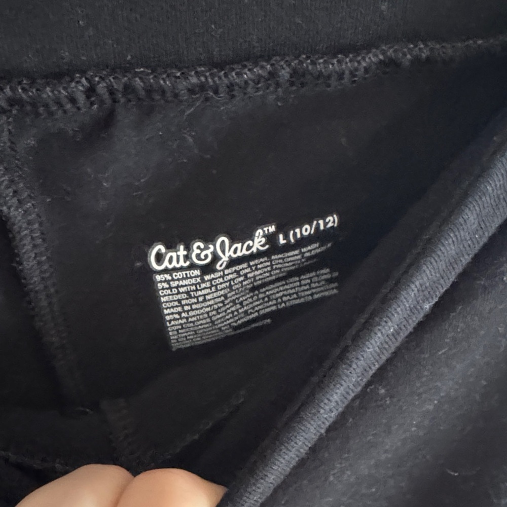 Cat & Jack Black Kids Leggings - Picture 2 of 2